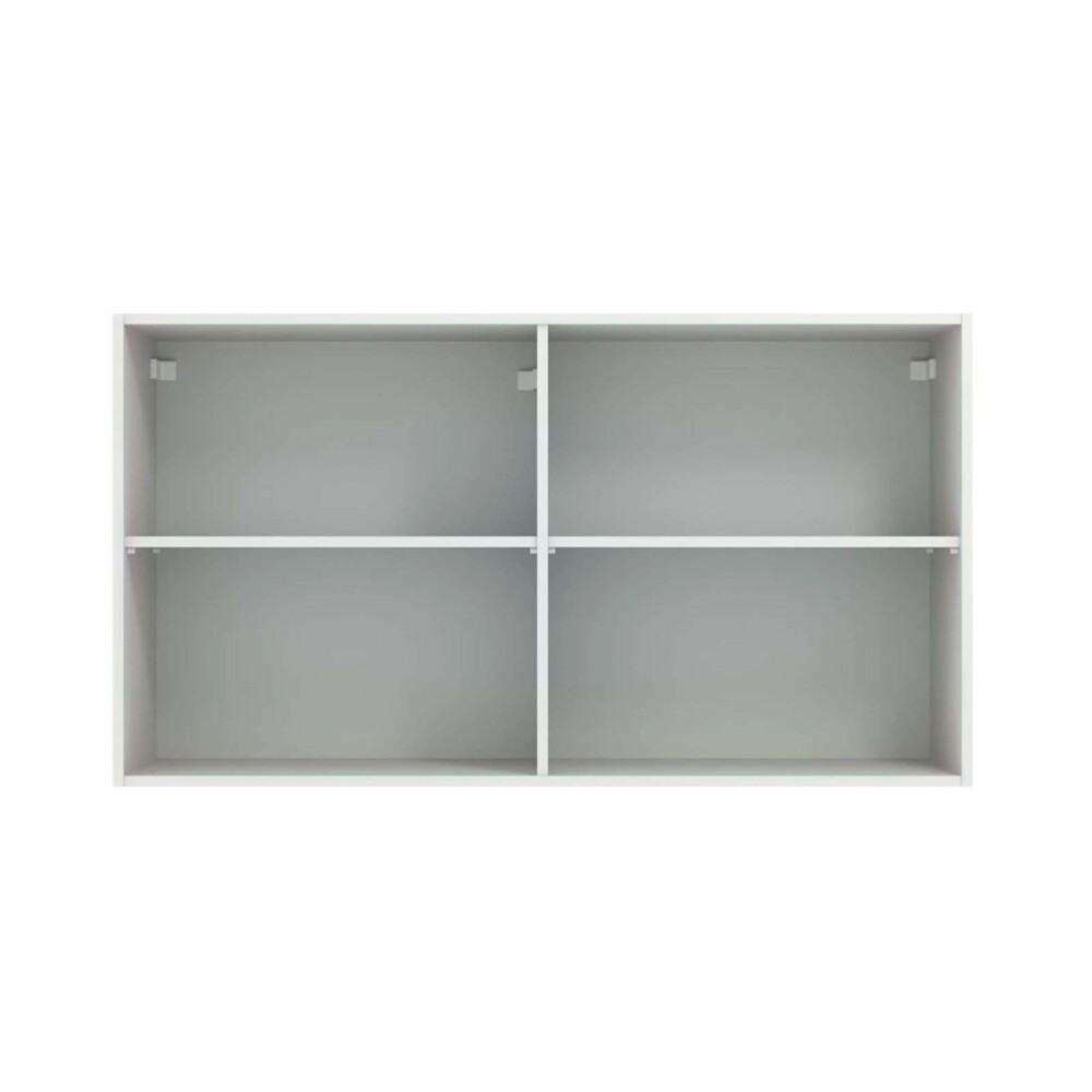 AEREO 120 CM MDP-Y-VIDRIO BLANCO LUX