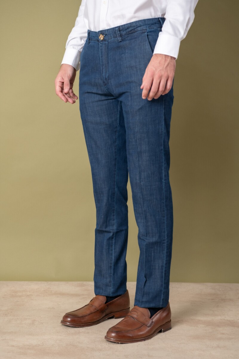 Pantalón Denim Slim 