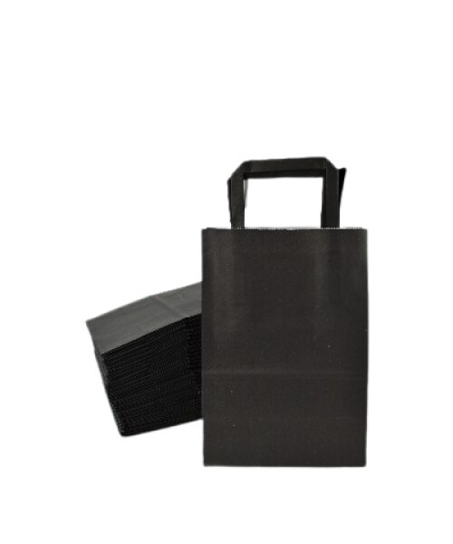 Pack x 50 - bolsa lisa 14x08x20 cm. NEGRO