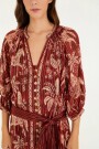 VESTIDO HARAS Bordo