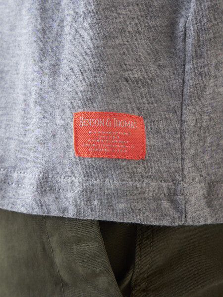 T-SHIRT ARCHIVE GRIS MELANGE