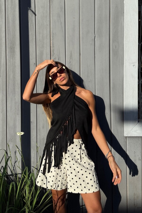Blusa boho Negro