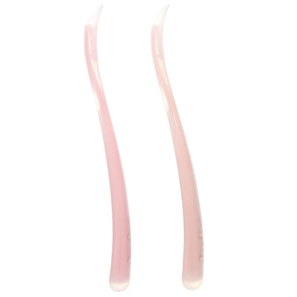 Set x2 cucharas fase 1 BUBA silicona rosado