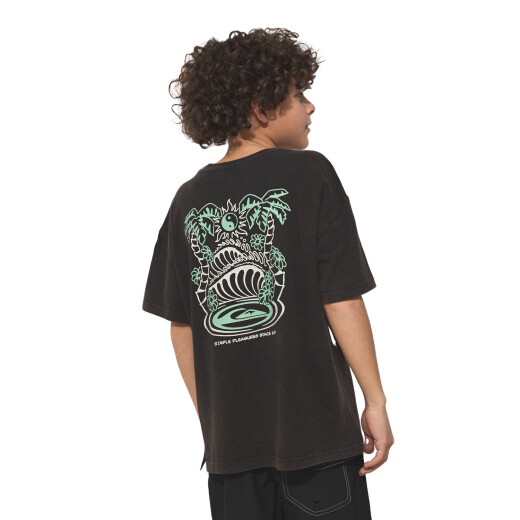 Remera Quiksilver Fusion niño - Negro Remera Quiksilver Fusion niño - Negro