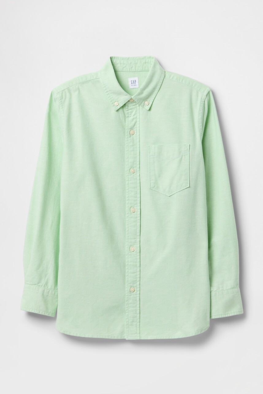 Camisa Oxford Niño Julep Green
