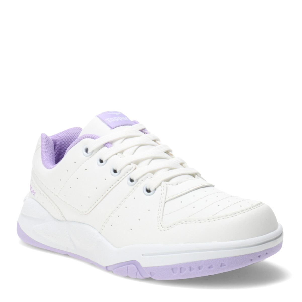 Championes Infantiles Topper Tenis Artic II Kids - Blanco - Lila 