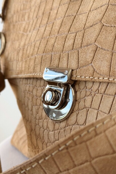 Cartera Charlotte Suela Croco