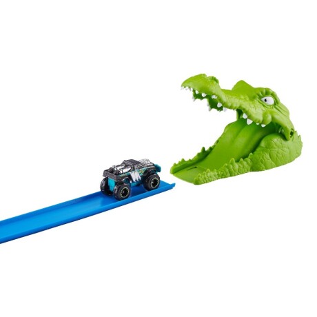Pista Lanzador Croc Attack con Vehículo Metal Machines 001
