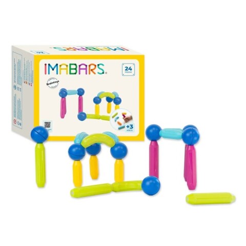 Bloques Magnéticos Imanix Imabars Colors 24pzs Bloques Magnéticos Imanix Imabars Colors 24pzs