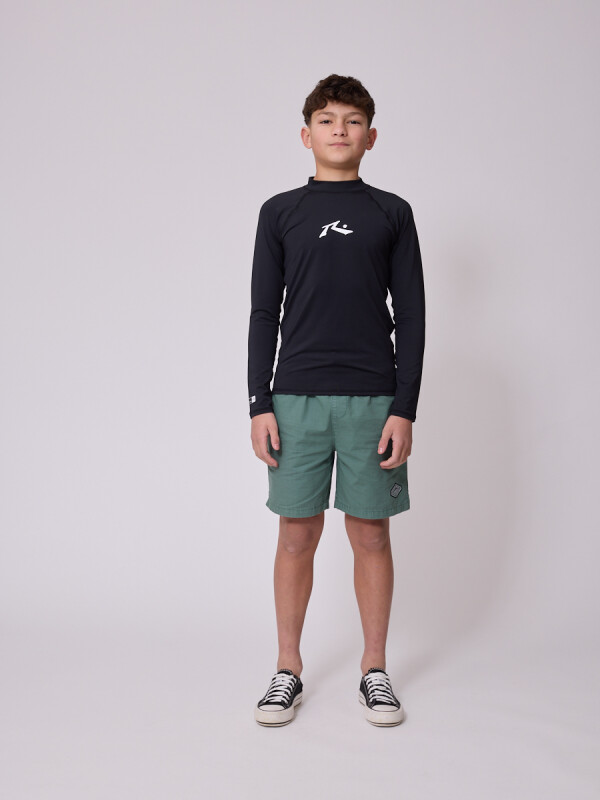 T-SHIRT TECNICA LETTIES26 TEEN RUSTY Negro