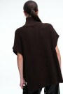CHALECO PONCHO Marron
