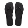 Sandalias Havaianas Slim Square Mujer Negro