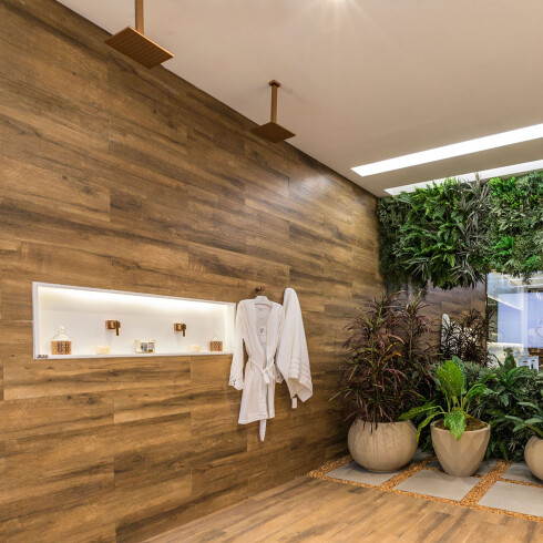 Porcelanato Maderado Camel Mate 19X90Cm 7.4Mm Piso Pared GAMAS DE MADERA