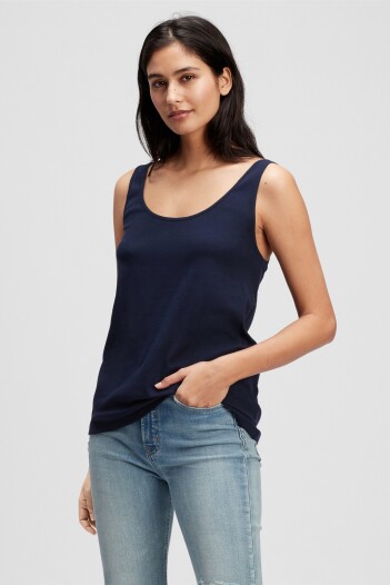 Musculosa Básica Mujer Navy Uniform