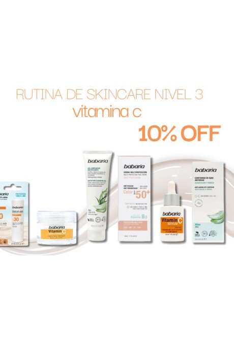 Rutina de skincare NIVEL 3 Vitamina C