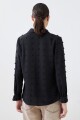 Camisa plumetti negro