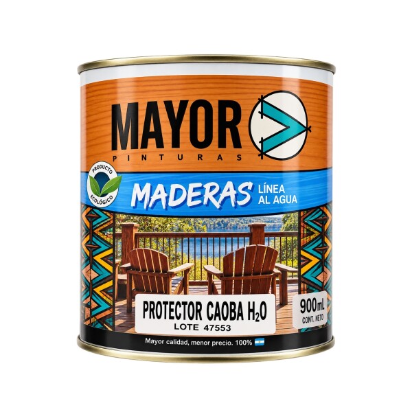 Protector para Madera H2O 900 ml Mayor Caoba