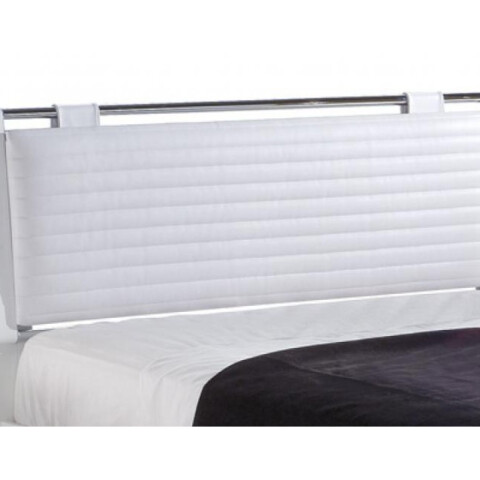 Respaldo Pilati 1 plaza modelo Lya Tapizado en Blanco Respaldo Pilati 1 plaza modelo Lya Tapizado en Blanco