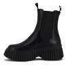 Darkness Bota Dama Caña Media C/ Elastico Negro