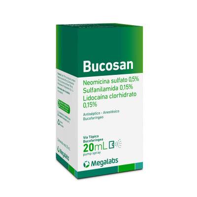 Bucosan Pump Spray 20 Ml. Bucosan Pump Spray 20 Ml.