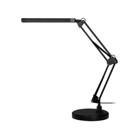 Lámpara Articulada Con Base 3 niveles de luz led NEGRO