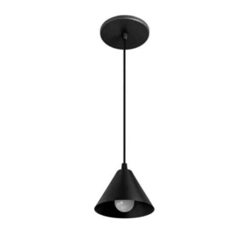 COLGANTE LENA E27 NEGRO 18CM COLGANTE LENA E27 NEGRO 18CM