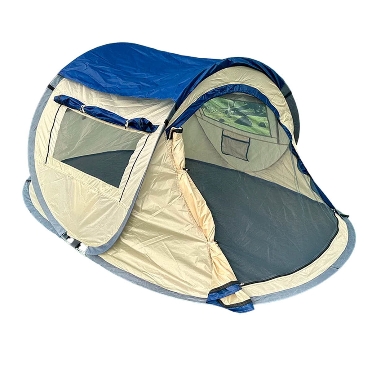 Carpa Pop-up Para 2 Personas C/ventana 245x150x95 - Azul 