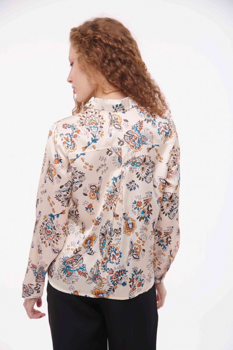 CAMISA CASANDRA ESTAMPADO CRUDO