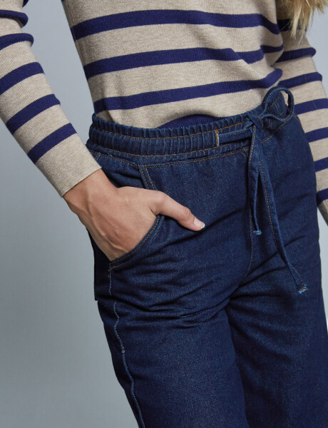 Pantalon fluido denim Pantalon fluido denim
