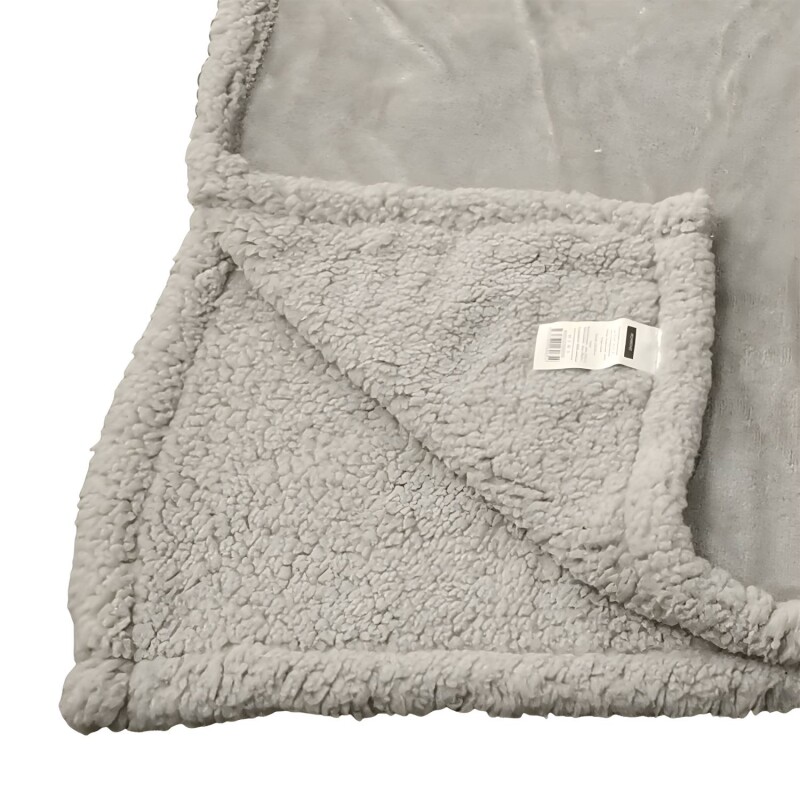 Frazada Richmond Con Corderito 2 Plazas Beige