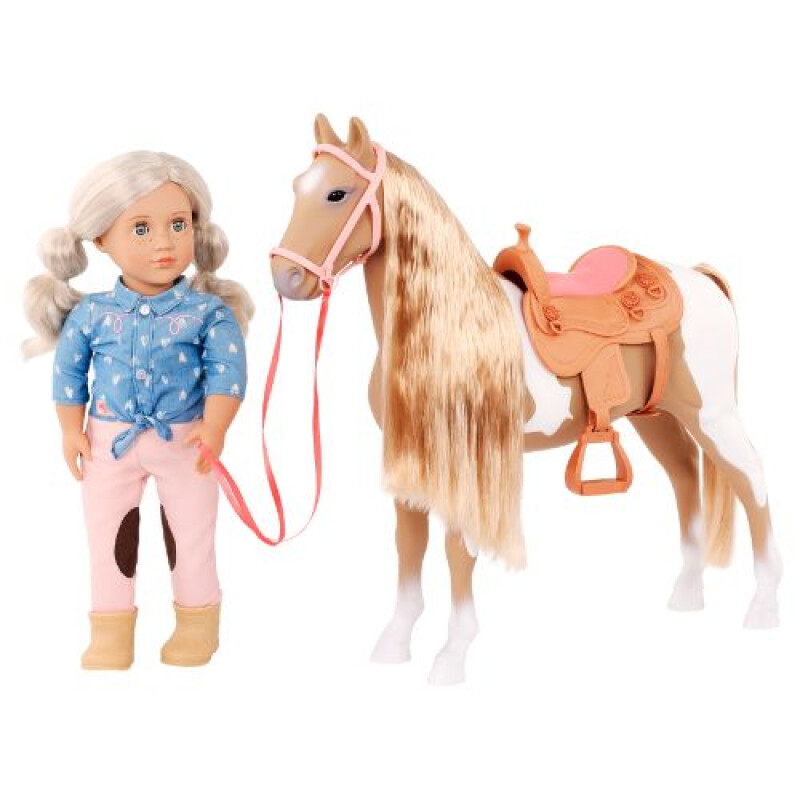 CABALLO 51cm p/PEINAR - PALOMINO Caballo 51cm P/peinar - Palomino