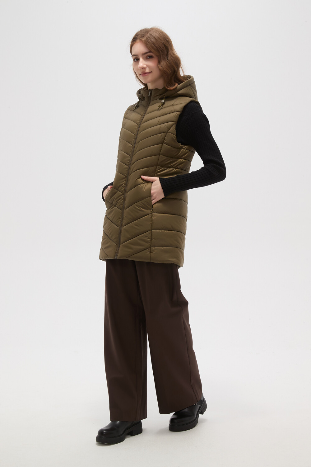 Chaleco Aenor Verde Oliva Oscuro