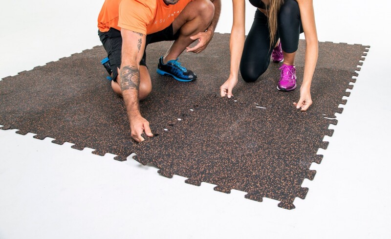 IMPACT SOFT PUZZLE PISO DE GOMA IMPACT SOFT PUZZLE GREY 700 X 700 X 6MM (*)