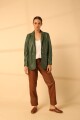 Blazer Cipra Couro Verde