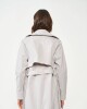 TRENCH LARGO GRIS DE JEAN GRIS
