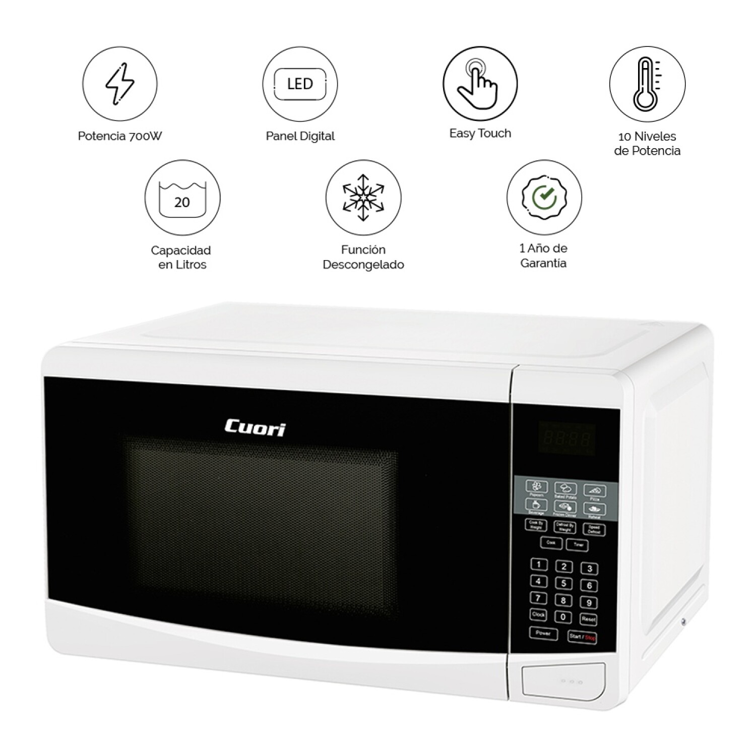 HORNO DE AIRE SIN ACEITE CUORI MODELO «VERNAZZA» – FORTUNE S.A.