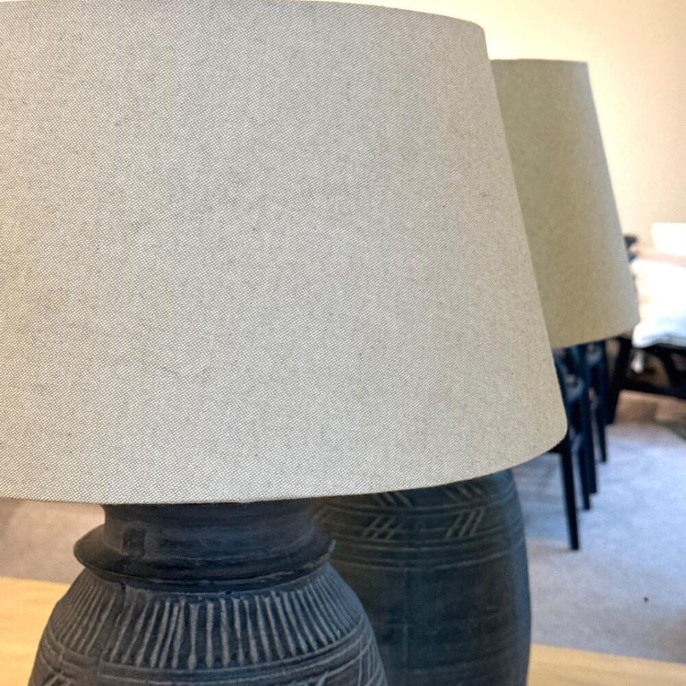 Lámpara jarrón Indio azul Lámpara jarrón Indio azul