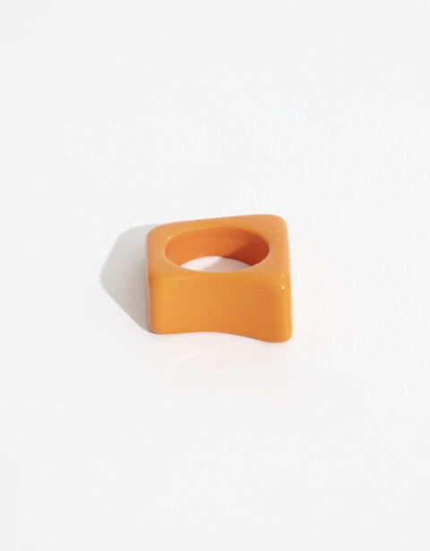 Anillos Medianos y Grandes Acrilico Anillo De Acrílico - Combinacion Multicolor