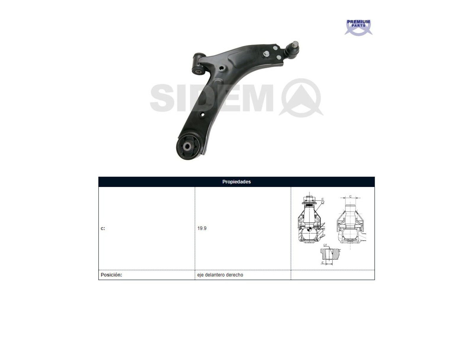 Parilla De Susp Del Hyundai H1 Carroceria Tq Starex 05-25 Der 