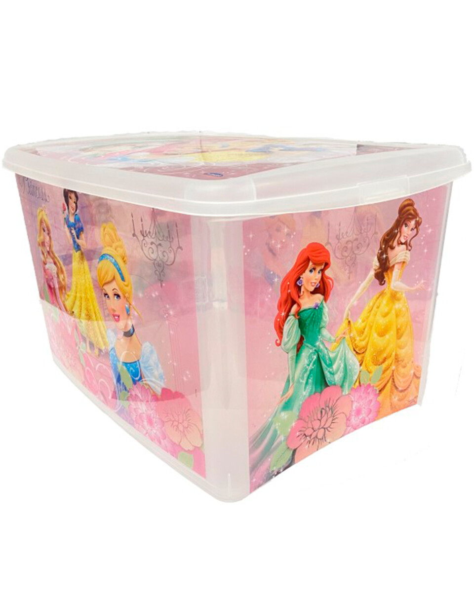 Caja organizadora Infantil con tapa Plasútil 18,7 litros Princesas 