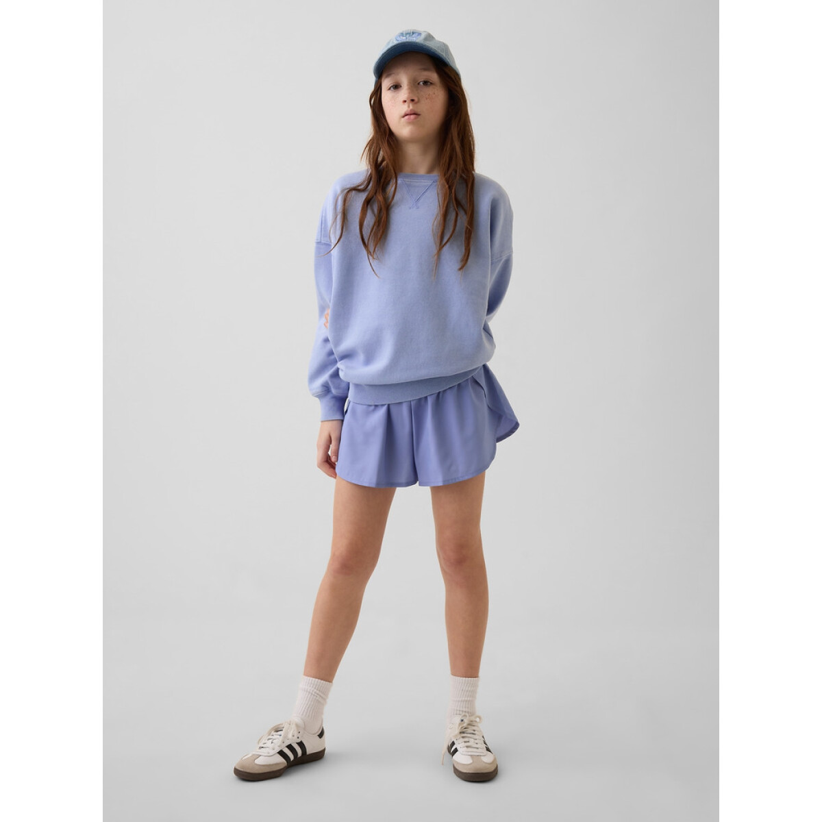 QUICK DRY BUTTERFLY RUN SHORT - BRIGHT HYACINTH 
