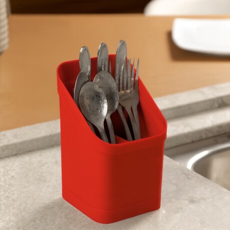 Escurridor de cubiertos ROJO