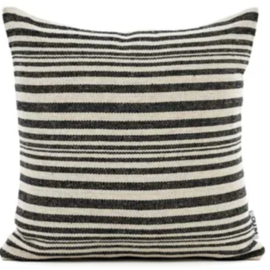 Funda Almohadón Rayas Taupe