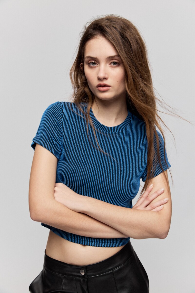 REMERA MAGNOLIA Azul Francia