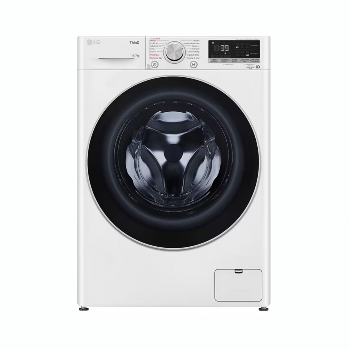Lavasecarropas LG WD11WVC3S6 11/7 Kg 14 Programas De Lavado - Blanco 