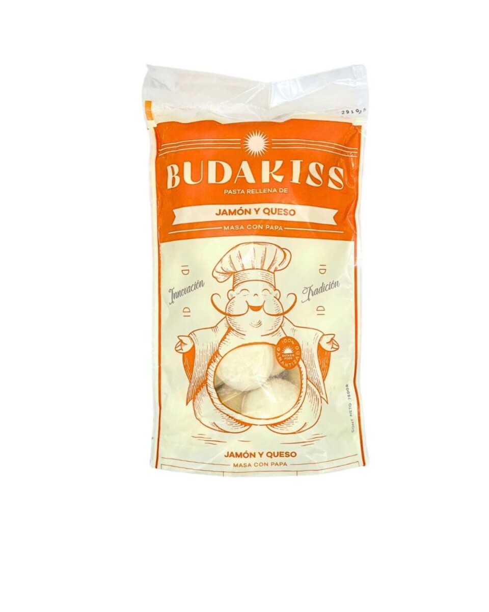BUDA KISS PASTA RELLENA DE JAMON Y QUESO 750GRS 