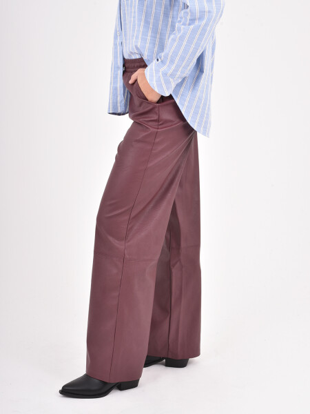 PANTALON PAULINA BORDEAUX