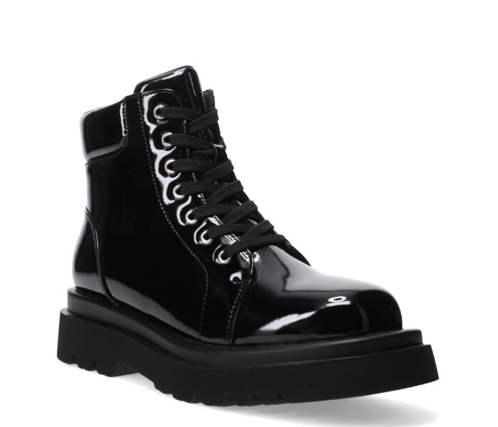 Bota PONDS Borcego chato Black Patent