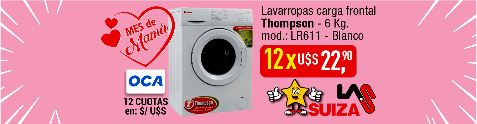 Lavarropas Thompson LR611