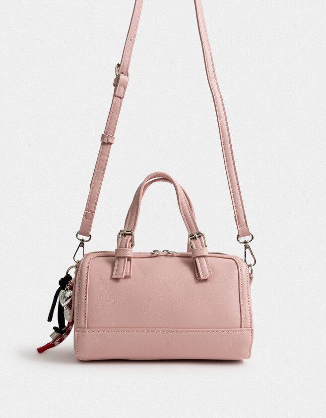 Bowling Cartera Bowling Con Charm - Rosa Viejo